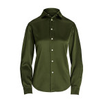 Women Navy Classic Fit Silk Shirt