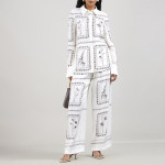 Women Ivory Simcoa Linen Silk Longline Shirt